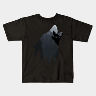 WOLF HOWL Kids T-Shirt